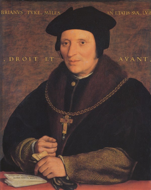 Portrait of Brian Tuke by Hans Holbein